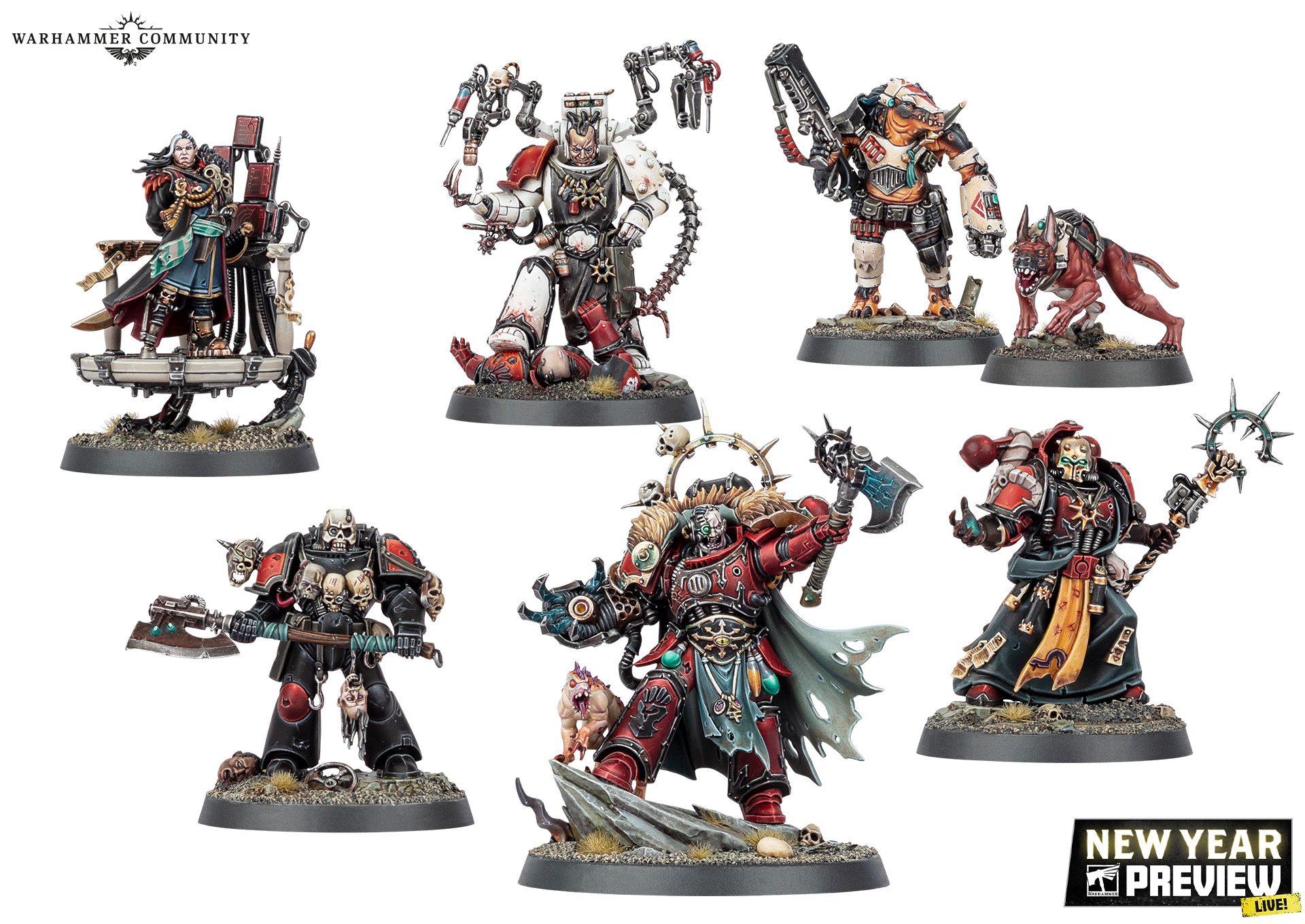 Huron Blackheart and the Masters of the Maelstrom for playing warhammer 40k
